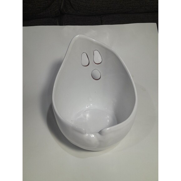 Ceramic Ghost Bowl, Redware - Picture 2 of 5